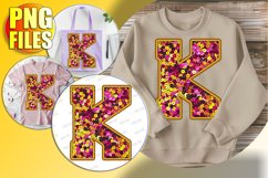 K Doodle Letter Style Sublimation Merry Winter Character! Product Image 1