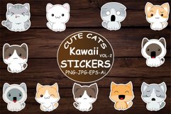 Cute Cats Kawaii Stickers Product Image 1