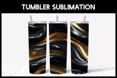 10 Black Gradient Abstract Glitter Tumbler Seamless Tumbler Product Image 10