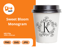 Sweet Bloom Monogram Product Image 1