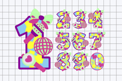 K pop Numbers 3D SVG Product Image 2