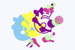 K pop Numbers 3D SVG Product Image 3