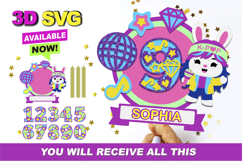 K Pop Shaker Cake topper 3D SVG Product Image 1