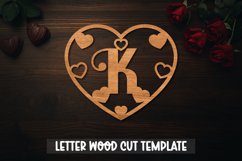 Valentine Laser Cut Alphabet letter Product Image 12