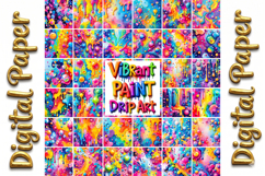Neon Ink Splatter Textures Product Image 6