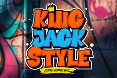 King Jack Style - Layered Graffiti Font Product Image 1