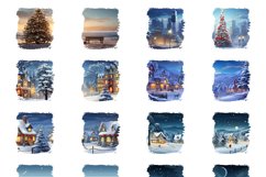 50 Winter Mug Wrap Bundle, Christmas Sublimation, Watercolor Product Image 2