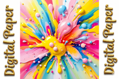 Neon Ink Splatter Textures Product Image 15