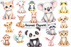 cute baby animal clipart Product Image 2