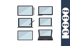 Digital tablet devices with stylus and keyboard accessories Product Image 1