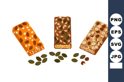 Healthy nut and seed snack bars with pumpkin seeds natural e Product Image 1