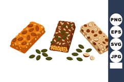 Nut and seed granola bars with pumpkin seeds hazelnuts and a Product Image 1