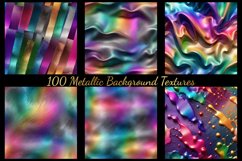 48 Rainbow Colors Metallic Background Textures Product Image 3