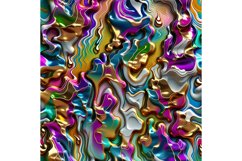 Metallic Gold and Jewel Tone Marble Pattern for 20oz Skinny Product Image 3