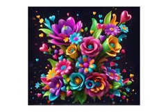 20 Oz 3D Floral Skinny Tumbler Wraps Product Image 3