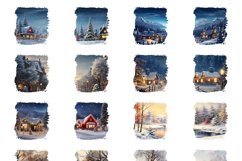 50 Winter Mug Wrap Bundle, Christmas Sublimation, Watercolor Product Image 4