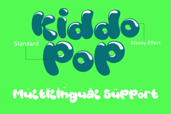 Kiddo Pop - Layered Bubble Display Font Product Image 3