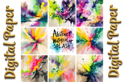 100 Abstract Watercolor Splash Backgrounds Product Image 15
