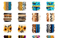 100 Western Mug Wrap Bundle, Leopard Sublimation, Sunflower Product Image 5