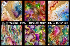 300 Glitter Agate Marble Digital Papers Product Image 4