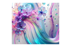 Elegant Flower 20oz Tumbler Wrap | Pastel Flowers Product Image 4