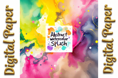 100 Abstract Watercolor Splash Backgrounds Product Image 18