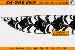 KA-BAR Knives Scrollwork Laser Engraving Design File