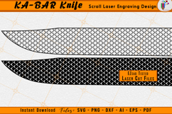 KA-BAR Knives Scrollwork Laser Engraving Design File