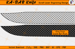 KA-BAR Knives Scrollwork Laser Engraving Design File