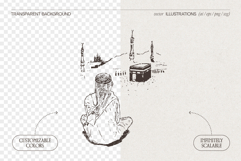 Holy Kaaba Mecca Sketches Product Image 2