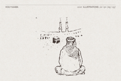 Holy Kaaba Mecca Sketches Product Image 3