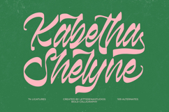 Kabetha Shelyne Bold Calligraphy Font Product Image 1