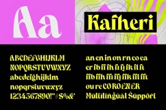 Kafheri - Bold Tall Serif Product Image 6