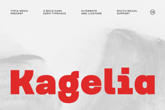 Kagelia - Modern Bold Minimal Logo Sans Font Product Image 1