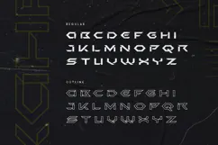 KAHF - Modern Futuristic Street Font Product Image 4
