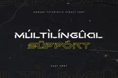 KAHF - Modern Futuristic Street Font Product Image 8
