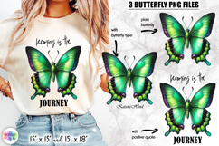 Butterflies with Inspirational Quotes, Butterfly Clipart Product Image 1