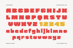 Kaizr Box - Bold &amp; Modern Boxy Sans Display Font Product Image 2