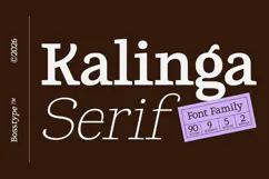 Kalinga | 91 Style Font Product Image 1
