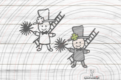 Chimney sweep Cutting file SVG DXF Product Image 1