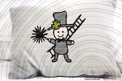 Chimney sweep Cutting file SVG DXF Product Image 2