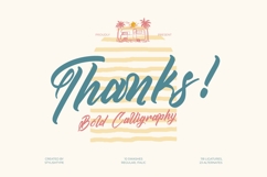 Kamperly Vacation - Bold Calligraphy Font Product Image 15