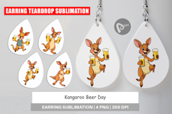 Earring Kangaroo Beer Day Product Image 1