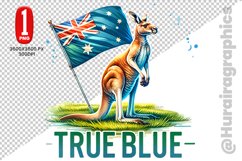 Cute Kangaroo Clipart - PNG File Product Image 1