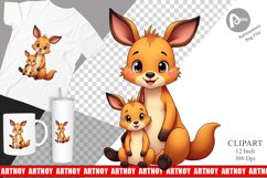 Kangaroo Mother&#039;s Day Clipart Product Image 1