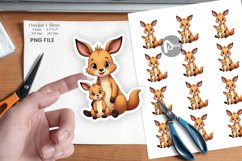 Kangaroo Mother&#039;s Day Sticker Product Image 1