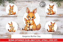 Wind Spinner Kangaroo Mother&#039;s Day Product Image 1
