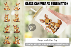 Glass Can Kangaroo Mother&#039;s Day Product Image 1