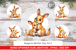 Wind Spinner Kangaroo Mother&#039;s Day Product Image 1
