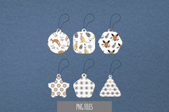 Kangaroo Seamless Pattern Shaped Tags Product Image 1